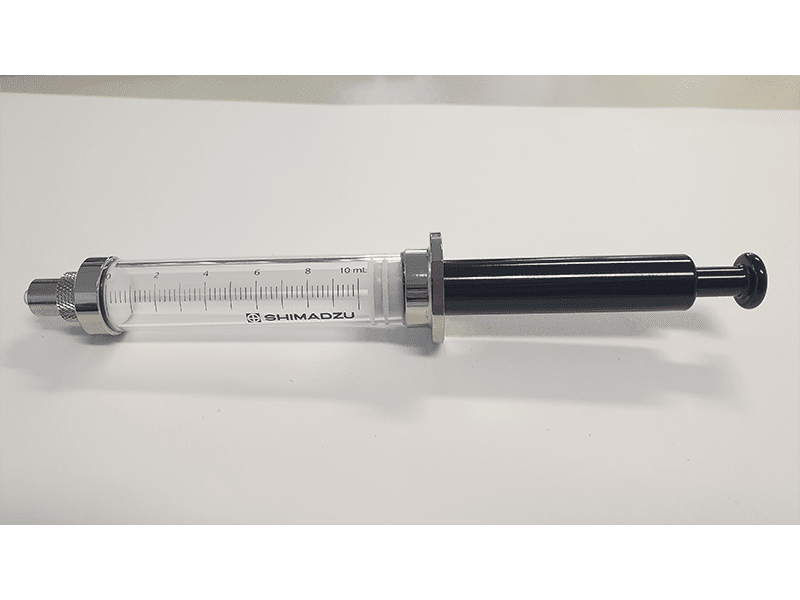 Bild von Syringe; 10 ml; gas tight; removable needle; Luer Lock; PTFE plunger